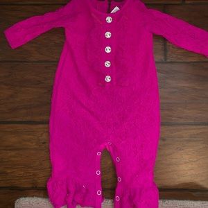 RicRac Romper Size 6-9 month
